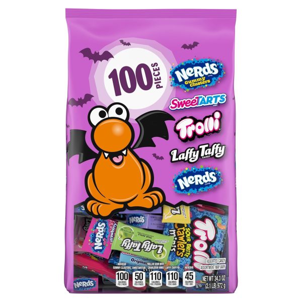 Laffy Taffy Halloween Candy Core Winners 100 Pieces.